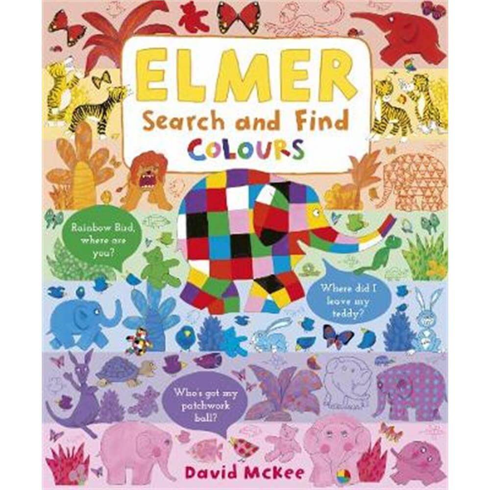 Elmer Search and Find Colours - David McKee